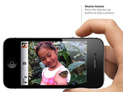 Bạn có thể chụp ảnh bằng cách bấm vào các phím chỉnh âm lượng ở cạnh của iPhone.