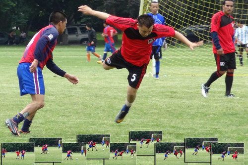 4. Chụp liên tiếp: Một trong những ứng dụng máy ảnh Android được ưa thích là Fast Burst Camera, cho phép chụp tới 30 khung hình/giây. Tuy nhiên, ứng dụng cho bức ảnh độ phân giải rất kém, trong khi máy ảnh như Sony Cyber-shot DSC-HX9V chụp 10 khung hình/giây ở độ phân giải đầy đủ 16MP. Panasonic Lumix DMC-ZS20 còn tốt hơn, chụp tới 60 khung hình/giây ở độ phân giải không đầy đủ; 10 khung hình/giây ở độ phân giải đầy đủ và 5 khung hình/giây với chế độ lấy nét tự động. 4. Chụp liên tiếp: Một trong những ứng dụng máy ảnh Android được ưa thích là Fast Burst Camera, cho phép chụp tới 30 khung hình/giây. Tuy nhiên, ứng dụng cho bức ảnh độ phân giải rất kém, trong khi máy ảnh như Sony Cyber-shot DSC-HX9V chụp 10 khung hình/giây ở độ phân giải đầy đủ 16MP. Panasonic Lumix DMC-ZS20 còn tốt hơn, chụp tới 60 khung hình/giây ở độ phân giải không đầy đủ; 10 khung hình/giây ở độ phân giải đầy đủ và 5 khung hình/giây với chế độ lấy nét tự động.