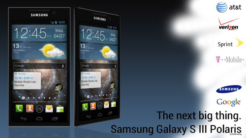 5. Samsung Galaxy S III Polaris: Mới đây, tác giả Bob Freaking vừa trình làng một thiết kế nữa trong cơn lốc Galaxy S III mà bạn nhìn thấy dưới đây. Cài đặt giao diện độc quyền TouchWiz 5.0 trên nền Android 4.0, Galaxy S III Polaris cài cắm chíp lõi tứ xung nhịp 1,4GHz và màn hình cảm ứng Super AMOLED Plus HD kích thước 4.5 inch. Galaxy S III Polaris nổi bật thân hình siêu mẫu chỉ 7mm, hỗ trợ bộ nhớ RAM 2GB. Camera phía sau được đầu tư với độ phân giải 12MP. MASK