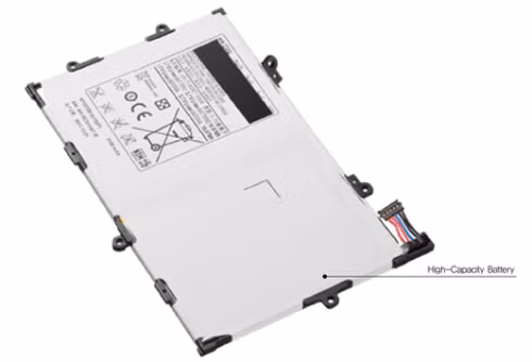 Tab 2 7.0 được tối ưu hóa để hoạt động trong cả ngày. Pin 4.000mAh trong Tab 2 nhỏ hơn một chút so với pin 5.100mAh trong 7.7, tuy nhiên vì không có kết nối LTE nên thiết bị cũng không cần tới nhiều năng lượng tới vậy. Với các hoạt động thông thường, Tab 2 hoạt động trong 2 ngày trước khi cần sạc thêm.