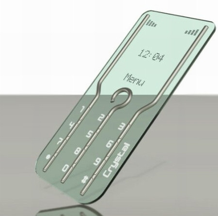 1. Điện thoại Transparent Concept : Đa phần mọi người sẽ không chấp nhận ý tưởng này từ cái nhìn đầu tiên nhưng chúng lại được đánh giá cao về sự tiến bộ, điều mà đã làm kinh ngạc cho những người xem. Điện thoại Transparent Concept là một chiếc điện thoại di động hoàn toàn trong suốt được thiết kế cùng với màn hình LCD cơ bản. Kích cỡ cực nhỏ và hoàn toàn nhìn xuyên thấu qua “cơ thể” đã tạo nên sự kinh ngạc khi hầu hết mọi người không thể tìm thấy chỗ đặt pin hay khe cắm thẻ nhớ giống như trong các điện thoại di động thông thường. 1. Điện thoại Transparent Concept : Đa phần mọi người sẽ không chấp nhận ý tưởng này từ cái nhìn đầu tiên nhưng chúng lại được đánh giá cao về sự tiến bộ, điều mà đã làm kinh ngạc cho những người xem. Điện thoại Transparent Concept là một chiếc điện thoại di động hoàn toàn trong suốt được thiết kế cùng với màn hình LCD cơ bản. Kích cỡ cực nhỏ và hoàn toàn nhìn xuyên thấu qua “cơ thể” đã tạo nên sự kinh ngạc khi hầu hết mọi người không thể tìm thấy chỗ đặt pin hay khe cắm thẻ nhớ giống như trong các điện thoại di động thông thường.