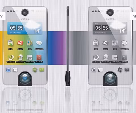 8. Second Life: Second Life cũng là điện thoại trong suốt tập trung vào việc tối thiểu hóa khả năng tiêu thụ điện năng của điện thoại. Các nhà thiết kế ý tưởng này sử dụng tấm vật liệu trong suốt. Người dùng sẽ được thông báo về mức sạc pin và công nghệ này được cho là sẽ thân thiện với môi trường.