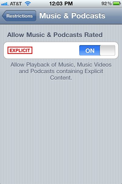 Trong trường hợp bạn hay cho trẻ con chơi game trên iPhone, bạn có thể chặn các nội dung không phù hợp có thể gây ảnh hưởng tới chúng bằng cách bấm vào Settings > General > Restrictions rồi chọn Enable Restrictions. Trong trường hợp bạn hay cho trẻ con chơi game trên iPhone, bạn có thể chặn các nội dung không phù hợp có thể gây ảnh hưởng tới chúng bằng cách bấm vào Settings > General > Restrictions rồi chọn Enable Restrictions.