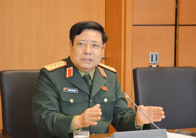 Đại tướng Phùng Quang Thanh - Bộ trưởng Bộ Quốc phòng. ảnh: Ngọc Quang.