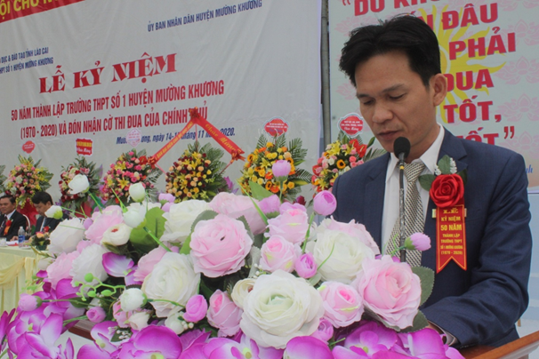 Thầy Phan Như Quỳnh, Hiệu trưởng Trường Trung học phổ thông Số 1 huyện Mường Khương, huyện Mường Khương, tỉnh Lào Cai. (Ảnh: website Nhà trường).