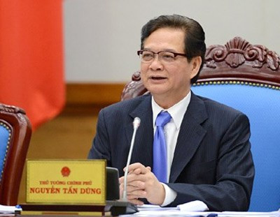 Thủ tướng Nguyễn Tấn Dũng yêu cầu, không chủ quan trước sự chống phá của các thế lực thù địch. Ảnh: VGP.