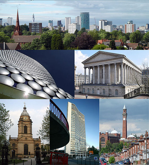 Birmingham - thành phố sôi động và quyến rũ Tọa lạc ở vùng trung du giữa London và Liverpool, Birmingham là thành phố lớn thứ hai ở Anh và là một trong những trung tâm công nghiệp lớn nhất thế giới. Nơi đây nổi tiếng với những toà nhà chọc trời như The Town hay Council House, quảng trường Victoria, bảo tàng Birmingham, phòng tranh Ikon và cũng là nơi tập trung nhiều nhà hàng, quán bar, rạp chiếu phim hay câu lạc bộ hài kịch... Birmingham - thành phố sôi động và quyến rũ Tọa lạc ở vùng trung du giữa London và Liverpool, Birmingham là thành phố lớn thứ hai ở Anh và là một trong những trung tâm công nghiệp lớn nhất thế giới. Nơi đây nổi tiếng với những toà nhà chọc trời như The Town hay Council House, quảng trường Victoria, bảo tàng Birmingham, phòng tranh Ikon và cũng là nơi tập trung nhiều nhà hàng, quán bar, rạp chiếu phim hay câu lạc bộ hài kịch...