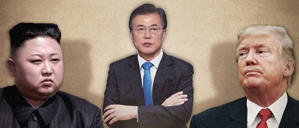 Sự can dự của cả Mỹ, Hàn Quốc và Triều Tiên sẽ đóng vai trò then chốt để đẩy nhanh tiến trình hòa bình trên bán đảo Triều Tiên (Ảnh: Yonhap). Sự can dự của cả Mỹ, Hàn Quốc và Triều Tiên sẽ đóng vai trò then chốt để đẩy nhanh tiến trình hòa bình trên bán đảo Triều Tiên (Ảnh: Yonhap).