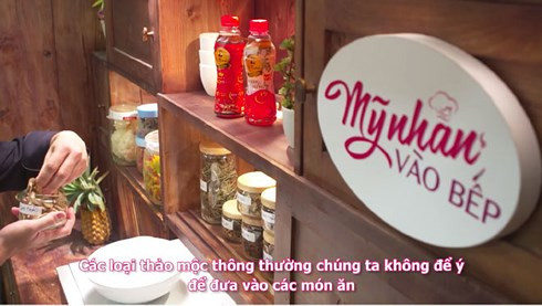 Các món ăn trong “Mỹ nhân vào bếp” luôn không thể thiếu nguyên liệu là 9 loại thảo mộc tự nhiên để đầu bếp sáng tạo, cải biến món ăn.