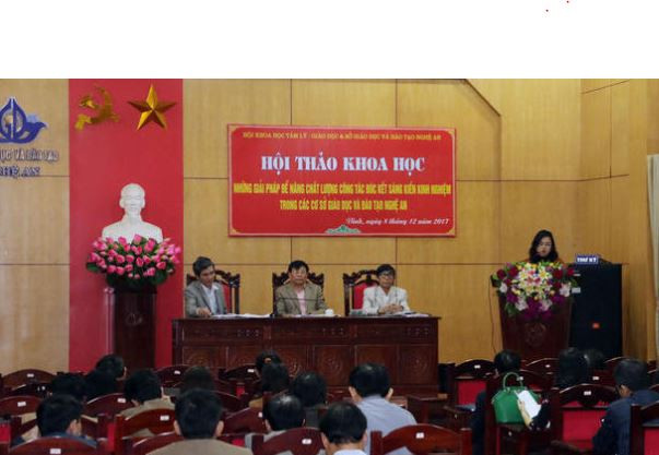 Sở Khoa học và Công nghệ Nghệ An nên trả lại việc xét sáng kiến kinh nghiệm ảnh 2 Sở Khoa học và Công nghệ Nghệ An nên trả lại việc xét sáng kiến kinh nghiệm ảnh 2