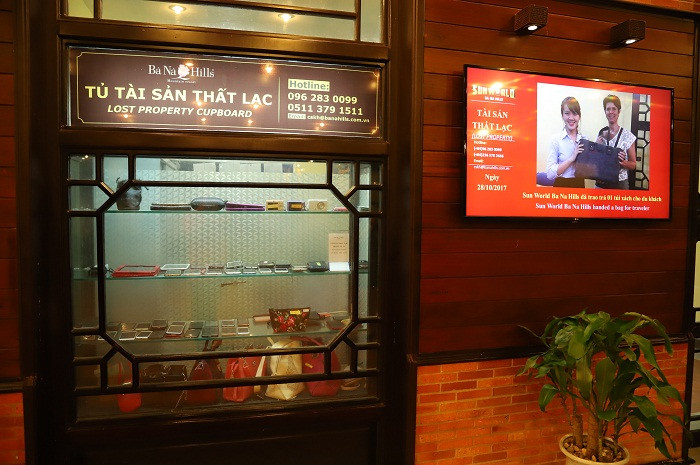 Tủ đồ thất lạc tại khu du lịch Ba Na Hills.
