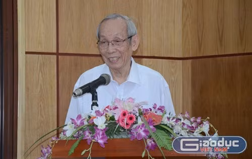 Giáo sư Trần Hồng Quân - Chủ tịch Hiệp hội các trường Đại học, Cao đẳng Việt Nam (Ảnh: giaoduc.net.vn).