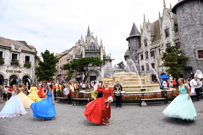 Lễ hội carnival tại khu du lịch Sun world Ba Na Hills.