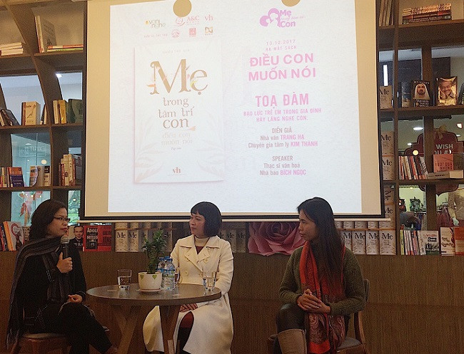 Tọa đàm về vấn đề bạo lực trẻ em trong gia đình (Ảnh: An Nhiên).