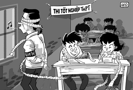 Căn bệnh thành tích, giả dối trong giáo dục (Ảnh minh họa: LEO). Căn bệnh thành tích, giả dối trong giáo dục (Ảnh minh họa: LEO).