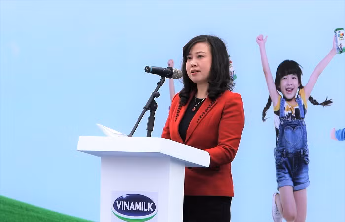 Bà Đào Hồng Lan - Ủy viên dự khuyết Ban chấp hành trung ương Đảng, Thứ trưởng Bộ Lao động thương binh và Xã hội phát biểu khai mạc chương trình.