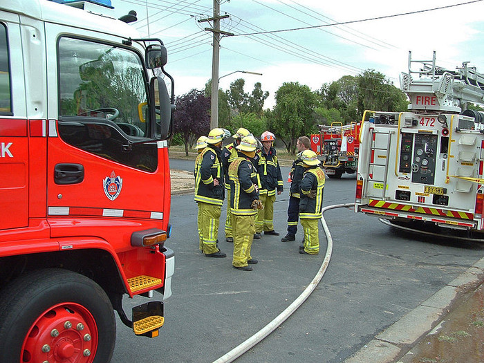 Lính cứu hỏa ở Nam Wales