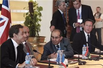 Ngoài ra, Pháp và Anh cũng cam kết giúp đỡ chính quyền NTC xây dựng lại các cơ sở hạ tầng để tiến hành rà phá bom mìn, hỗ trợ chăm sóc y tế và giáo dục, trang bị cho cảnh sát và bảo vệ biên giới.