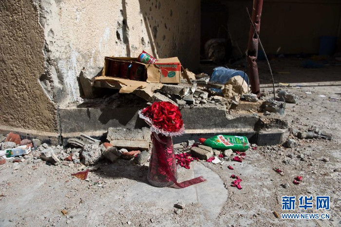 Đây được cho là ngôi nhà bị bỏ lại của một trong số các thân nhân của Đại tá Gaddafi Đây được cho là ngôi nhà bị bỏ lại của một trong số các thân nhân của Đại tá Gaddafi