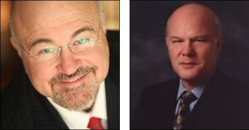 Neil C Livingstone (trái) - người đã cho tiết lộ bức thư trên và Randell K. Wood - luật sư có kinh nghiệm làm việc với những người Libya từ những năm 1980.