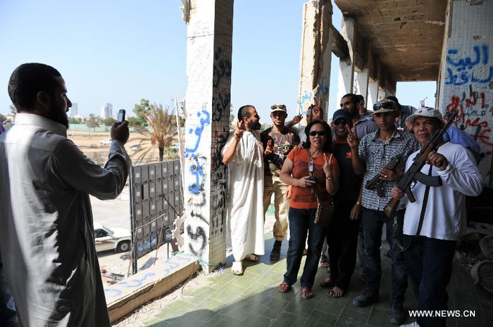 Bên trong tòa nhà House of Shame, ở Bab Al-azizia Bên trong tòa nhà House of Shame, ở Bab Al-azizia