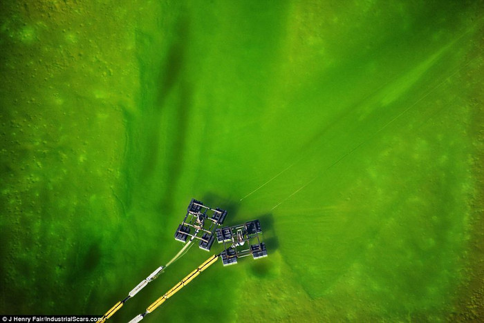 Một chiếc ao đầy các loại thuốc diệt cỏ trong Luling, Texas Một chiếc ao đầy các loại thuốc diệt cỏ trong Luling, Texas