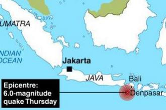 Sơ đồ diễn ra trận động đất hôm 13/10 tại Indonesia Sơ đồ diễn ra trận động đất hôm 13/10 tại Indonesia