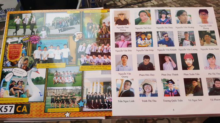 Một số ảnh kỷ yếu lớp K57CA ngành Khoa học máy tính, Trường Đại học Công nghệ vẫn được anh Khánh lưu giữ. (Ảnh: Anh Nguyễn Văn Khánh cung cấp) Một số ảnh kỷ yếu lớp K57CA ngành Khoa học máy tính, Trường Đại học Công nghệ vẫn được anh Khánh lưu giữ. (Ảnh: Anh Nguyễn Văn Khánh cung cấp)