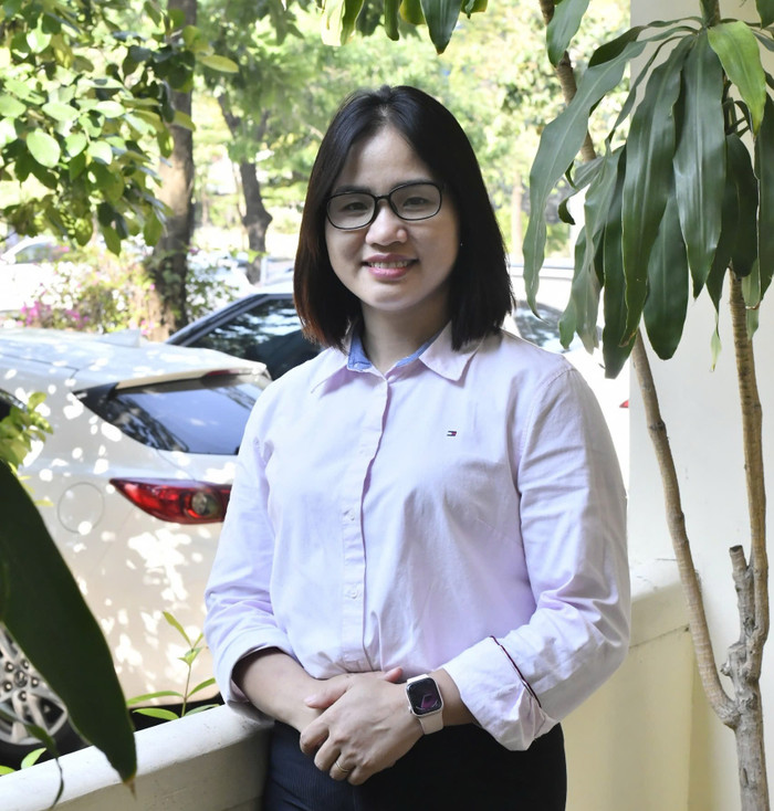 Thạc sĩ Dương Thị Thu Hà – Phó Hiệu trưởng Trường Trung học phổ thông Phan Huy Chú – Đống Đa. (Ảnh: Ngọc Mai) GDVN-Cô hà.jpg