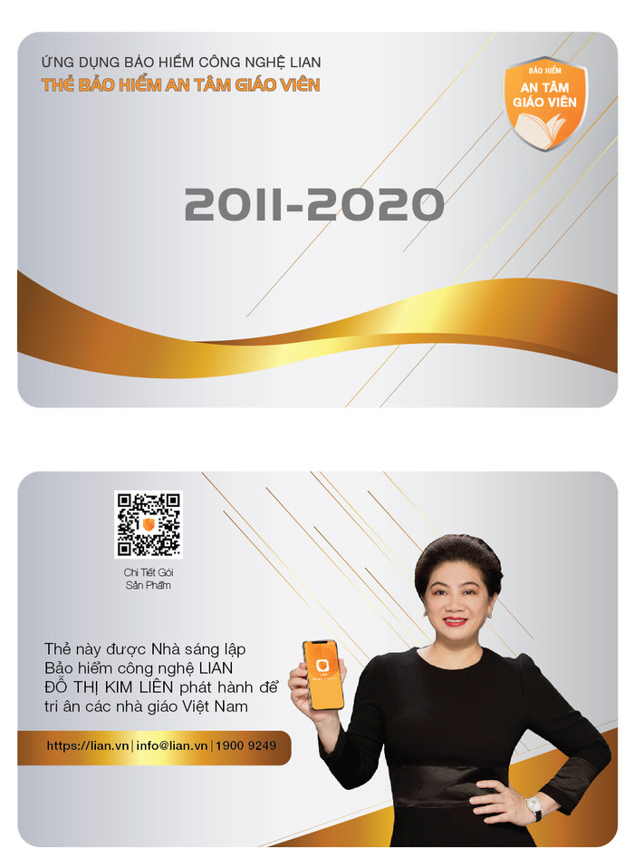 Bà Đỗ Thị Kim Liên tặng bảo hiểm tri ân các nhà giáo. Bà Đỗ Thị Kim Liên tặng bảo hiểm tri ân các nhà giáo.