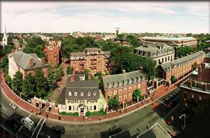Hiện nay, Harvard có 9 khoa được liệt kê dưới đây theo thứ tự thời gian thành lập: Khoa Nghệ thuật và Khoa học có phân khoa là Trường Kỹ thuật và Khoa học Ứng dụng, phục vụ: Harvard College, đào tạo sinh viên của các chương trình cử nhân (1636) Trường Cao học Nghệ thuật và Khoa học (1872) Khoa “Tại chức”, gồm Trường Harvard Mở rộng (1909), và Trường Harvard Mùa hè (1871) Khoa Y, gồm Trường Y (1782) và Trường Nha (1867) Trường Thần học Harvard (1816) Trường Luật Harvard (1817) Trường Kinh doanh Harvard (1908) Trường Cao học Thiết kế (1914) Trường Cao học Giáo dục (1920) Trường Sức khoẻ Cộng đồng (1922) Trường Quản lý Nhà nước John F. Kennedy (1936) Năm 1999, Đại học Radcliffe được cải tổ thành Học viện Cao học Radcliffe Hiện nay, Harvard có 9 khoa được liệt kê dưới đây theo thứ tự thời gian thành lập: Khoa Nghệ thuật và Khoa học có phân khoa là Trường Kỹ thuật và Khoa học Ứng dụng, phục vụ: Harvard College, đào tạo sinh viên của các chương trình cử nhân (1636) Trường Cao học Nghệ thuật và Khoa học (1872) Khoa “Tại chức”, gồm Trường Harvard Mở rộng (1909), và Trường Harvard Mùa hè (1871) Khoa Y, gồm Trường Y (1782) và Trường Nha (1867) Trường Thần học Harvard (1816) Trường Luật Harvard (1817) Trường Kinh doanh Harvard (1908) Trường Cao học Thiết kế (1914) Trường Cao học Giáo dục (1920) Trường Sức khoẻ Cộng đồng (1922) Trường Quản lý Nhà nước John F. Kennedy (1936) Năm 1999, Đại học Radcliffe được cải tổ thành Học viện Cao học Radcliffe