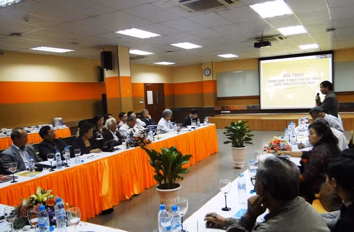 Hội thảo đóng góp ý kiến cho dự thảo luật giáo dục đại học của Hiệp hội ĐH, CĐ NCL khu vực phía Bắc