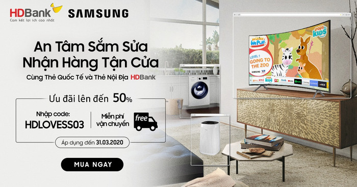 An tâm mua sắm nhận hàng tận cửa cùng thẻ quốc tế và thẻ nội địa HDBank. An tâm mua sắm nhận hàng tận cửa cùng thẻ quốc tế và thẻ nội địa HDBank.