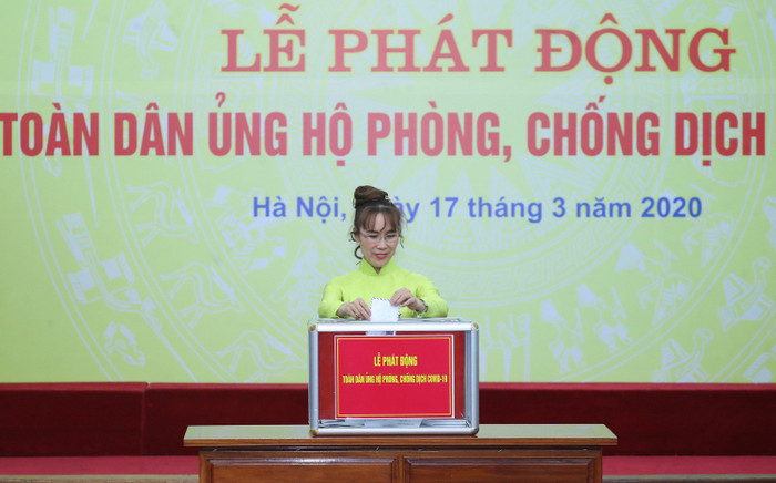 Đại diện HDBank tại buổi lễ phát động. Đại diện HDBank tại buổi lễ phát động.