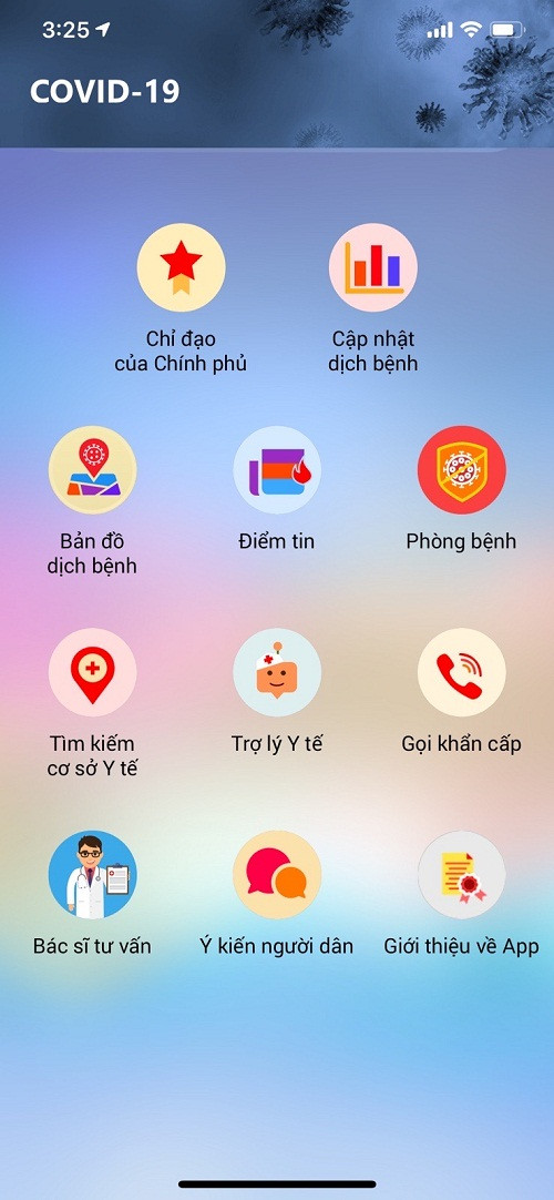 Ứng dụng Y tế COVID–19 nhằm cung cấp cho người dân thông tin, tiện ích đầy đủ, toàn cảnh nhất về dịch bệnh diễn ra trên toàn cầu cũng như trong nước. Ứng dụng Y tế COVID–19 nhằm cung cấp cho người dân thông tin, tiện ích đầy đủ, toàn cảnh nhất về dịch bệnh diễn ra trên toàn cầu cũng như trong nước.