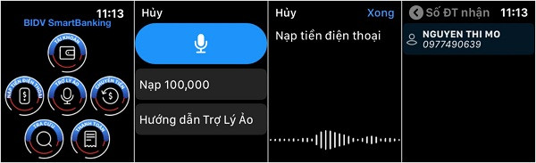 Trợ lý ảo bằng giọng nói là tính năng rất đáng khen của BIDV SmartBanking, giúp người dùng dễ dàng thực hiện các thao tác thanh toán như: thanh toán hóa đơn, nạp tiền điện thoại. Trợ lý ảo bằng giọng nói là tính năng rất đáng khen của BIDV SmartBanking, giúp người dùng dễ dàng thực hiện các thao tác thanh toán như: thanh toán hóa đơn, nạp tiền điện thoại.