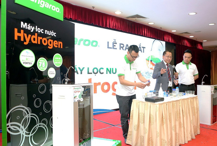 Máy lọc nước Kangaroo Hydrogen chính thức có mặt tại Việt Nam.