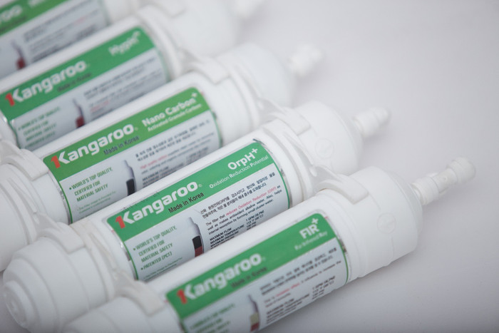 Bộ lõi chức năng trong máy lọc nước Kangaroo Hydrogen. Bộ lõi chức năng trong máy lọc nước Kangaroo Hydrogen.