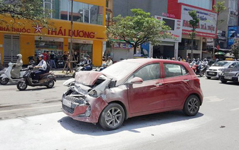 Sự việc xảy ra gần khu vực nhà thuốc Thái Dương - 344 Xã Đàn (Đống Đa, Hà Nội)