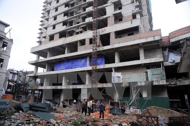 Nghị định 53/2017/NĐ-CP quy định các loại giấy tờ hợp pháp về đất đai để cấp giấy phép xây dựng. ảnh minh họa: TTXVN. Nghị định 53/2017/NĐ-CP quy định các loại giấy tờ hợp pháp về đất đai để cấp giấy phép xây dựng. ảnh minh họa: TTXVN.