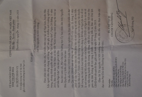 Công văn của UBND tỉnh Thanh Hóa về việc khẩn trương xử lý rác thải gây ô nhiễm môi trường tại xã Ngư Lộc. Công văn của UBND tỉnh Thanh Hóa về việc khẩn trương xử lý rác thải gây ô nhiễm môi trường tại xã Ngư Lộc.