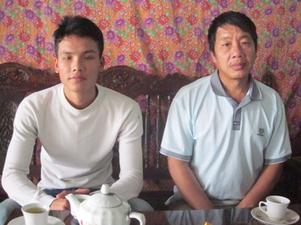 anh X (anh trai H) và ông L (bố H) thuật lại sự việc