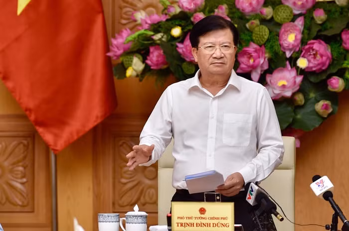 Phó Thủ tướng Trịnh Đình Dũng phát biểu tại phiên họp. Ảnh: VGP/Nhật Bắc Phó Thủ tướng Trịnh Đình Dũng phát biểu tại phiên họp. Ảnh: VGP/Nhật Bắc