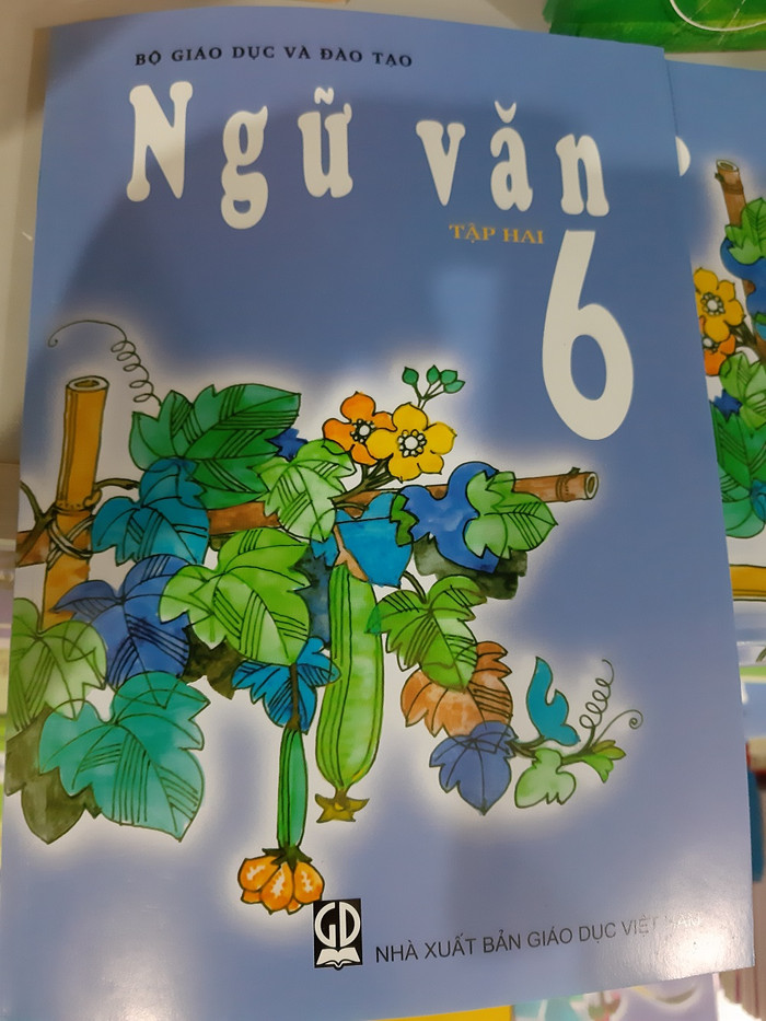 Sách Ngữ văn lớp 6, tập 2 (Ảnh: tác giả cung cấp).