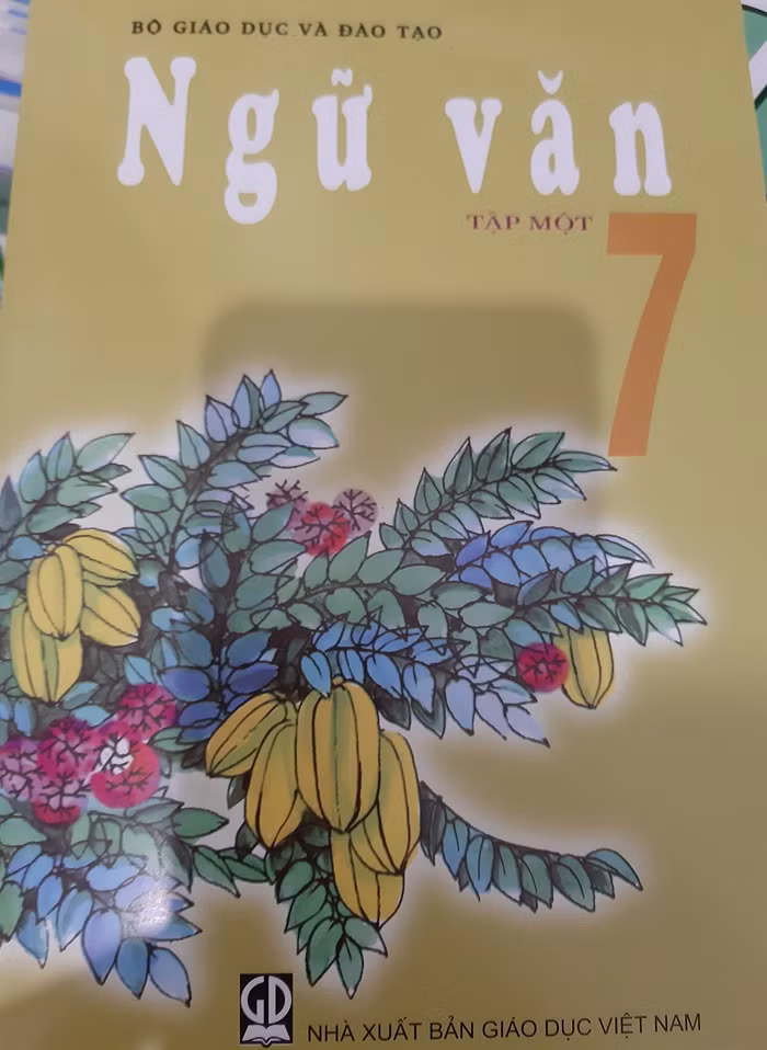 Sách Ngữ văn lớp 7 tập 1 (Ảnh: CTV).