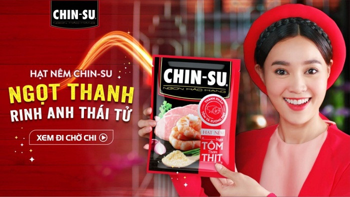 Hạt nêm Chin-Su ngọt thanh từ tôm và thịt. Hạt nêm Chin-Su ngọt thanh từ tôm và thịt.