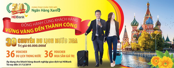 HDBank dành hàng loạt chuyến du lịch cho khách hàng doanh nghiệp. HDBank dành hàng loạt chuyến du lịch cho khách hàng doanh nghiệp.