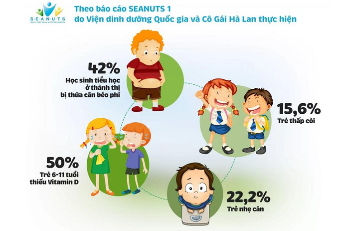 Kết quả khảo sát SEANUTS do Cô Gái Hà Lan và Viện Dinh dưỡng Quốc gia tiến hành tại Việt Nam. Kết quả khảo sát SEANUTS do Cô Gái Hà Lan và Viện Dinh dưỡng Quốc gia tiến hành tại Việt Nam.