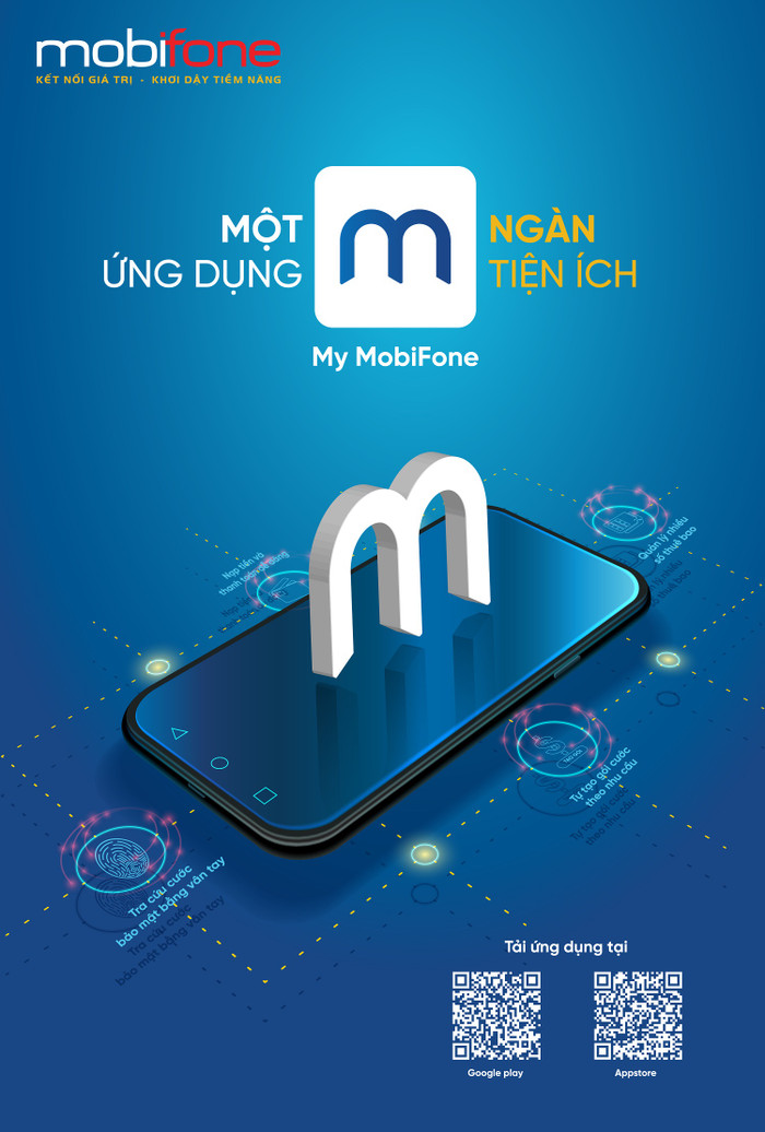 MobiFone đã ra mắt phiên bản mới nhất của ứng dụng My MobiFone trên cả hai nền tảng Apple App Store và Google Play. MobiFone đã ra mắt phiên bản mới nhất của ứng dụng My MobiFone trên cả hai nền tảng Apple App Store và Google Play.