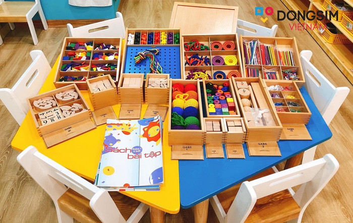 Bộ giáo cụ Dongsim GABE thúc đẩy khả năng sáng tạo của trẻ từ 0-12 tuổi.